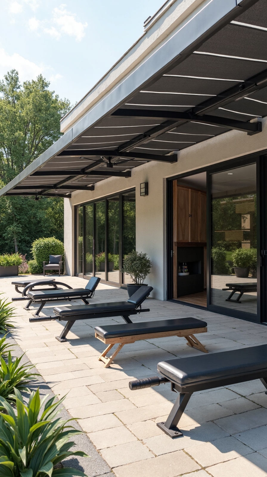 versatile multifunctional convertible modular workout space