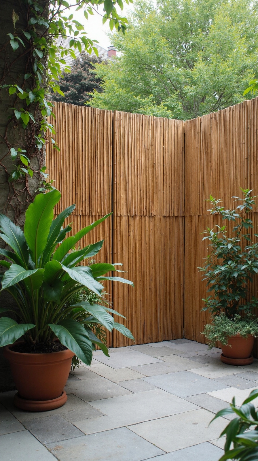 versatile natural private gardening friendly bamboo screens