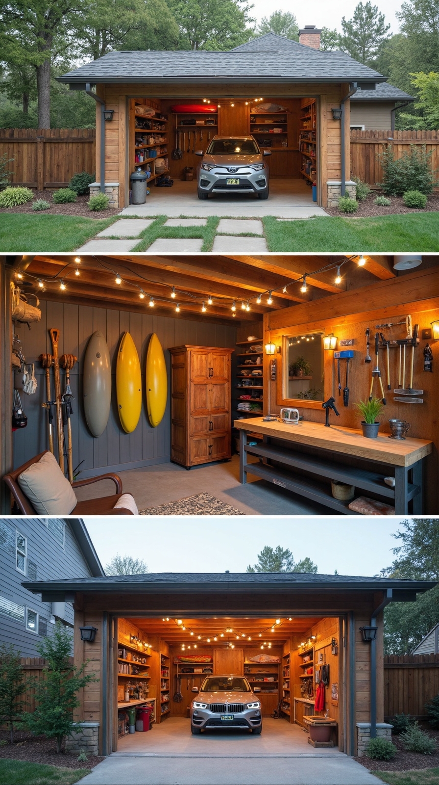 versatile organized multifunctional carport storage