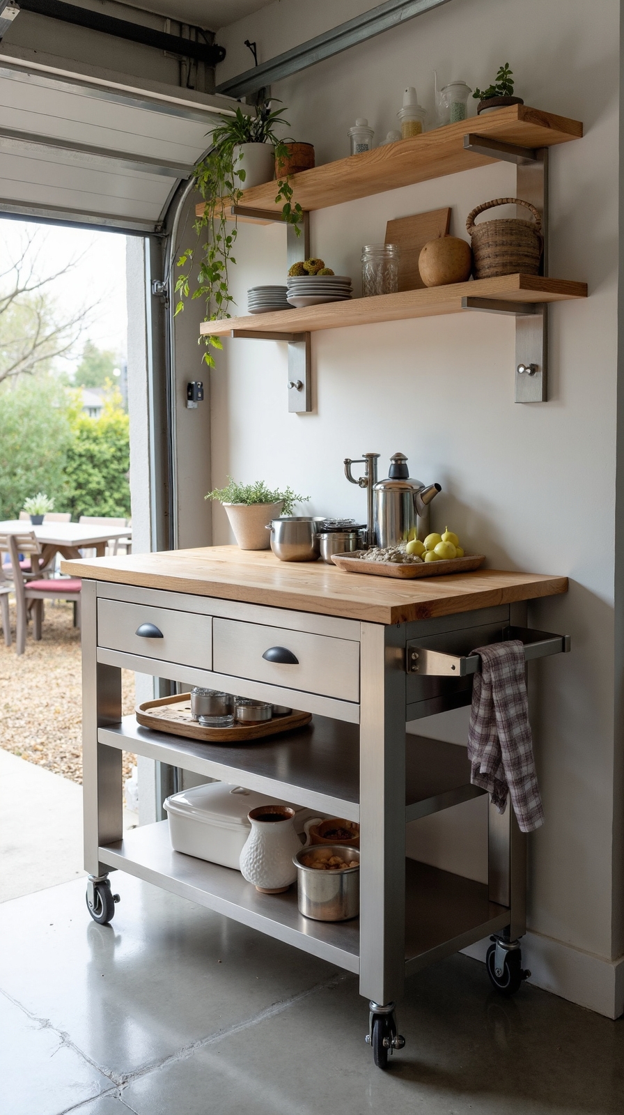 versatile outdoor cooking and storage solution