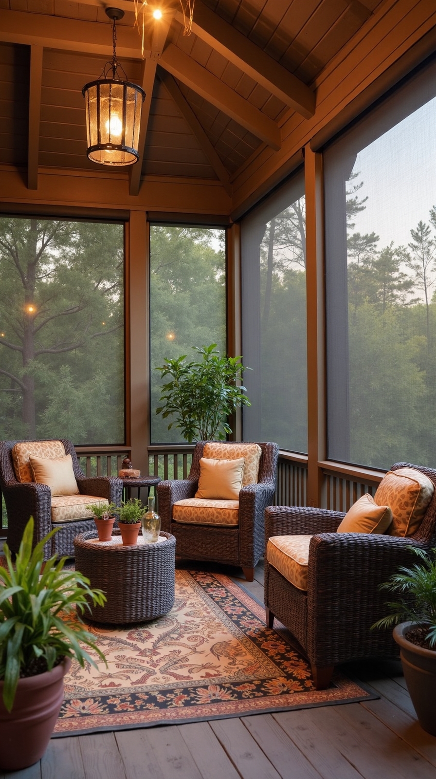 versatile outdoor living with screens