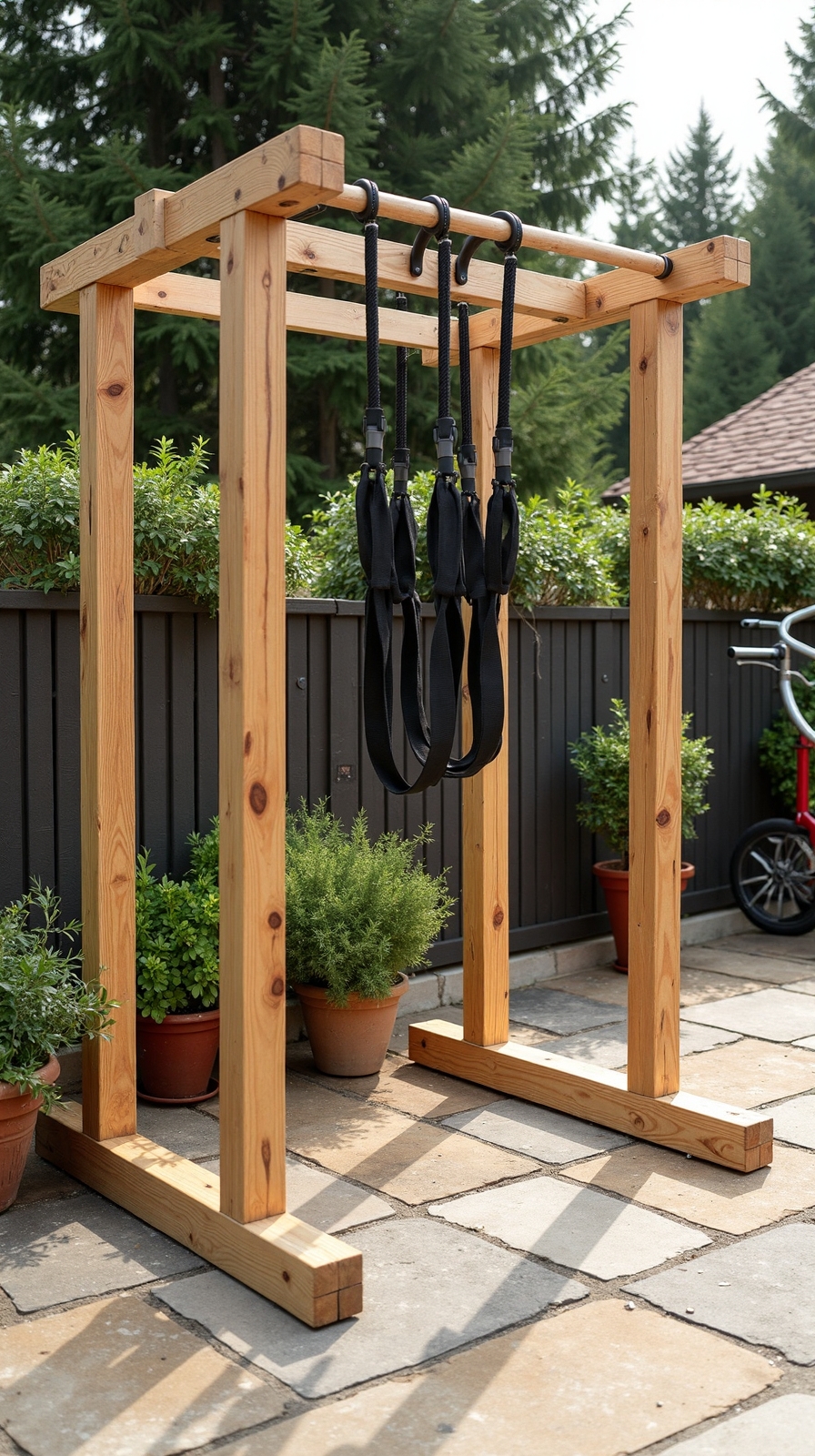 versatile outdoor strength training station