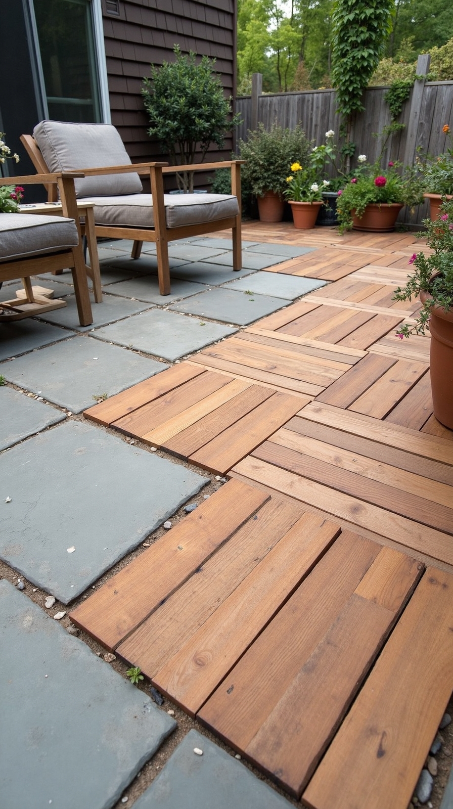 versatile removable transformative patio flooring