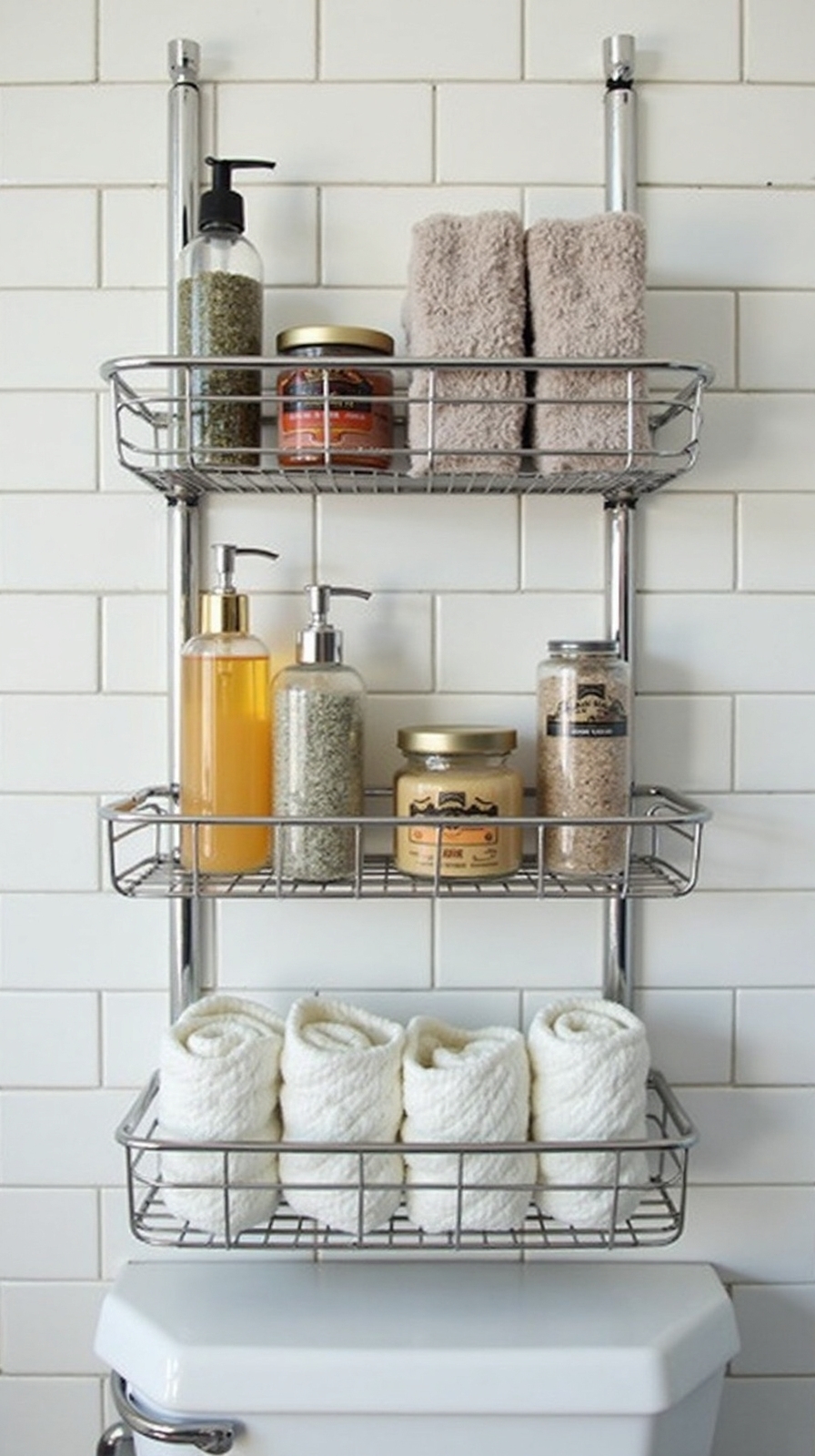 versatile wall mounted bathroom storage solutions