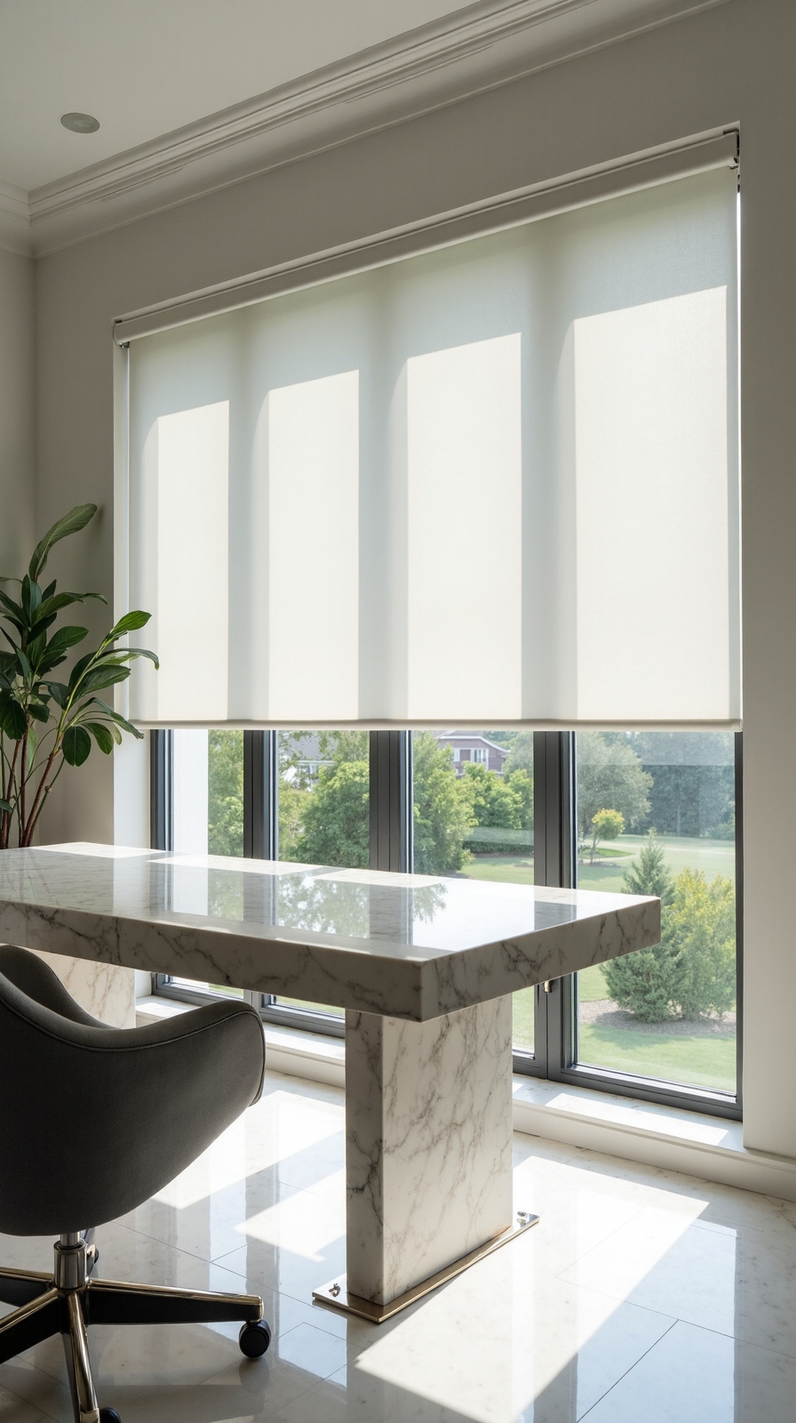 versatile window treatments for home office