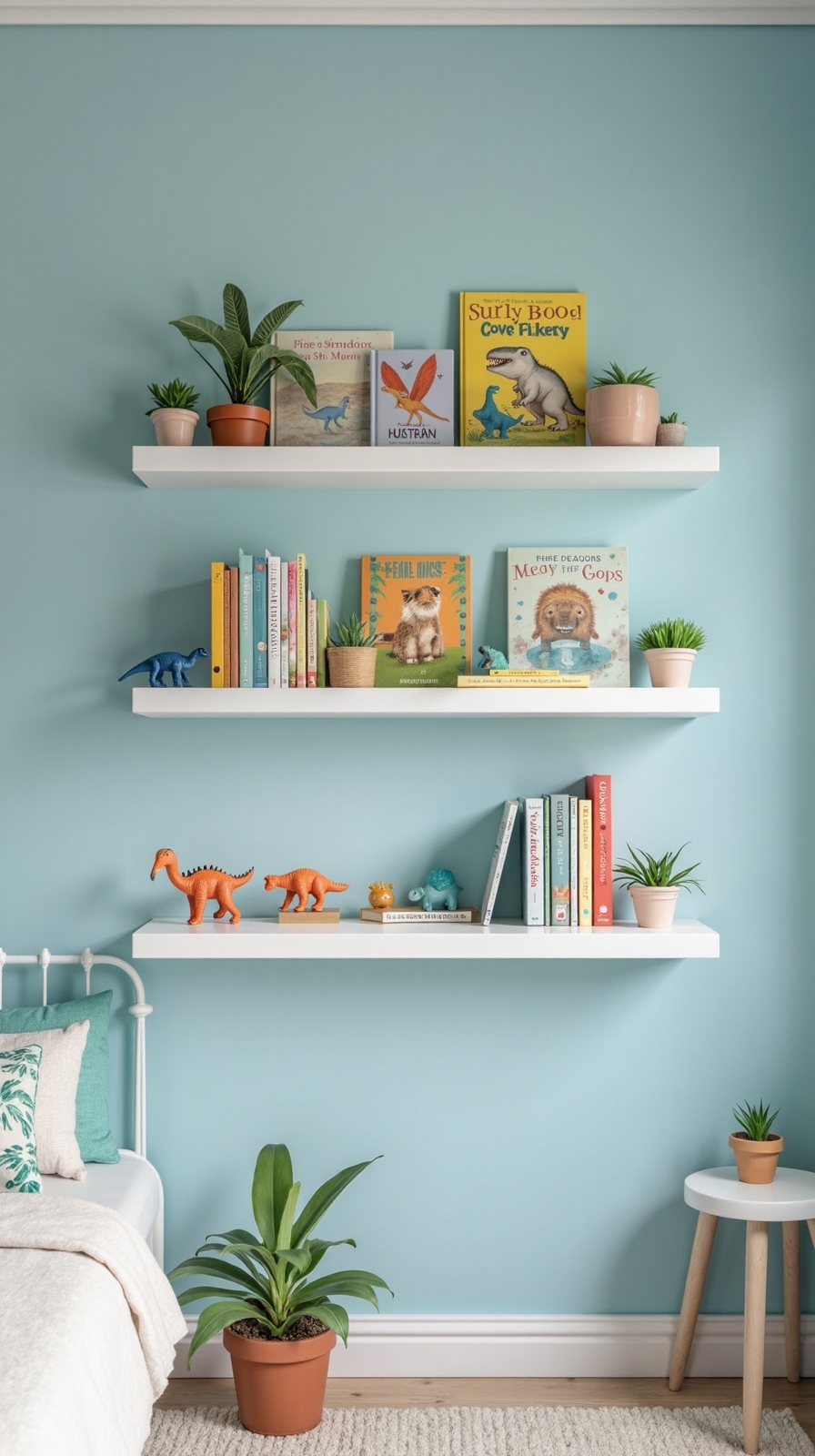 vertical display for books collectibles