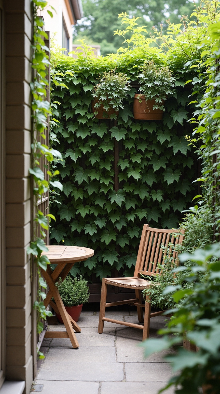 vertical garden climbing plant trellis