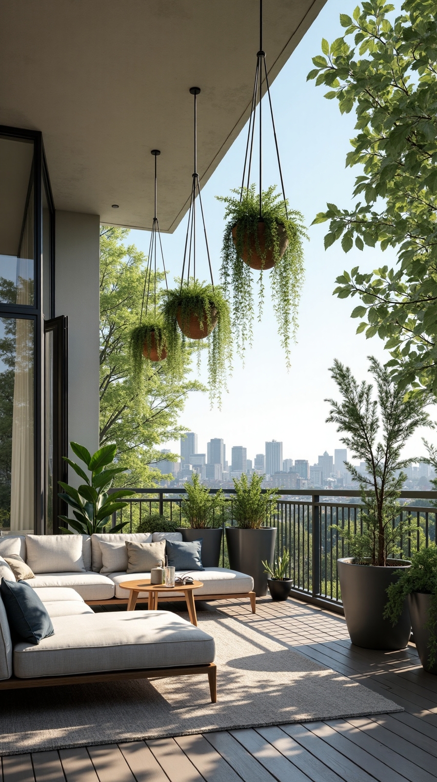 vertical greenery maximizes outdoor spaces