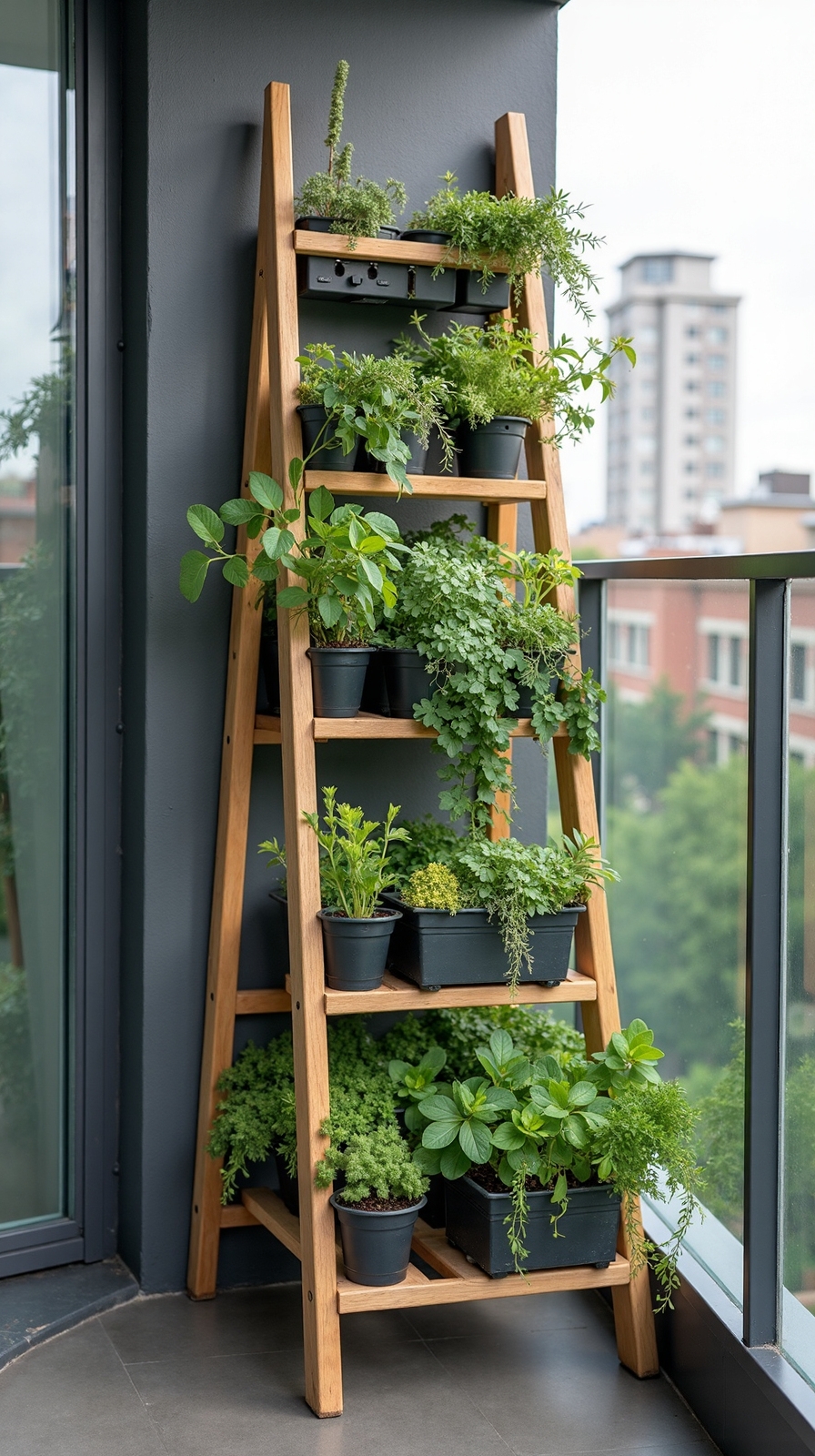 vertical space saving flexible temporary gardening