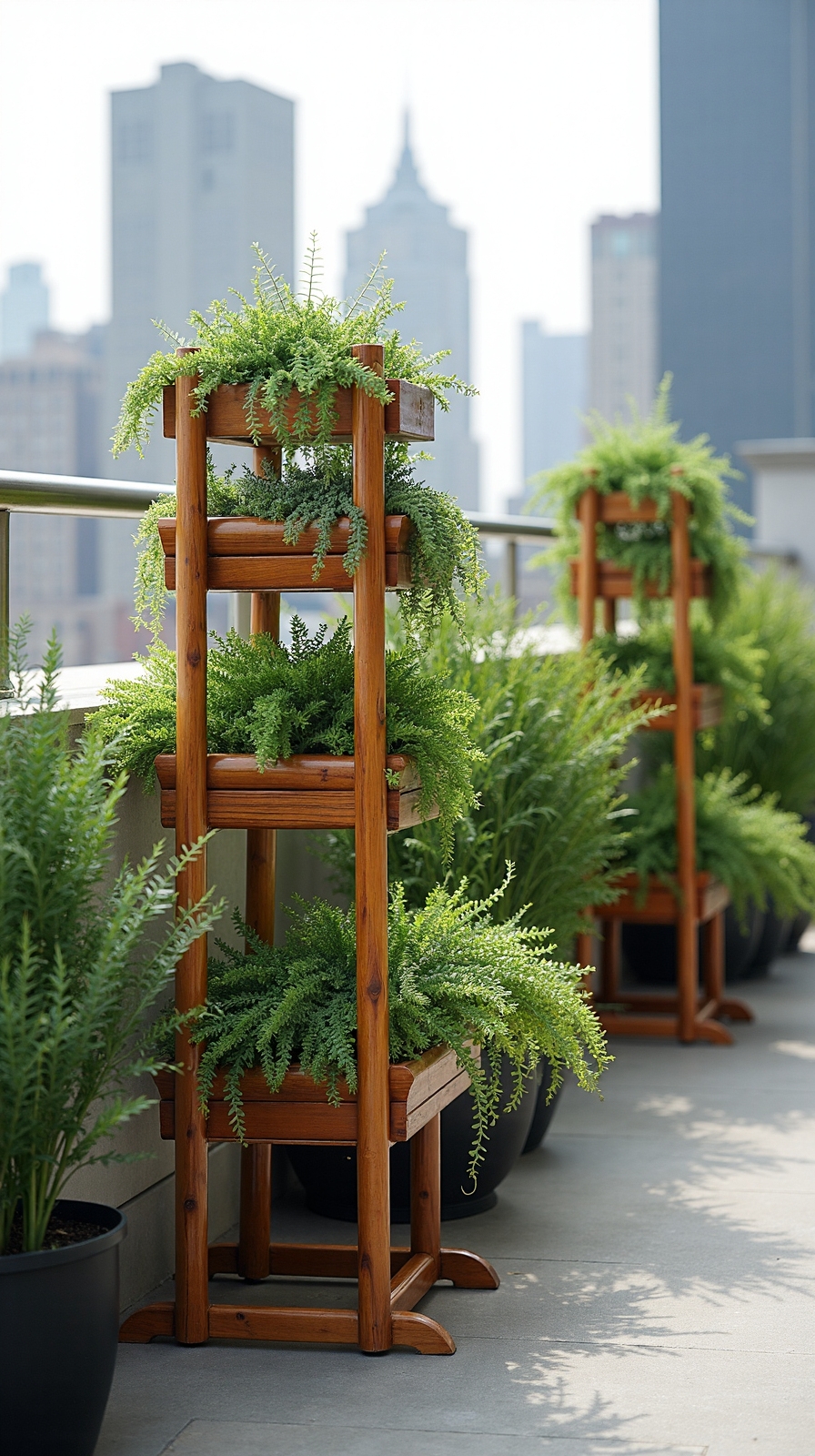 vertical tiered display maximize growing potential