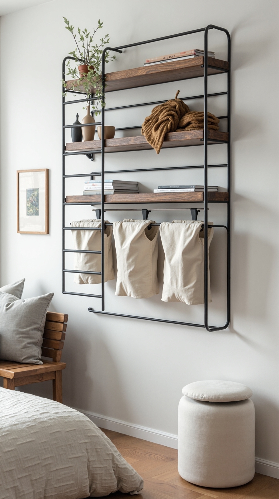 vertical wall storage efficiency solutions