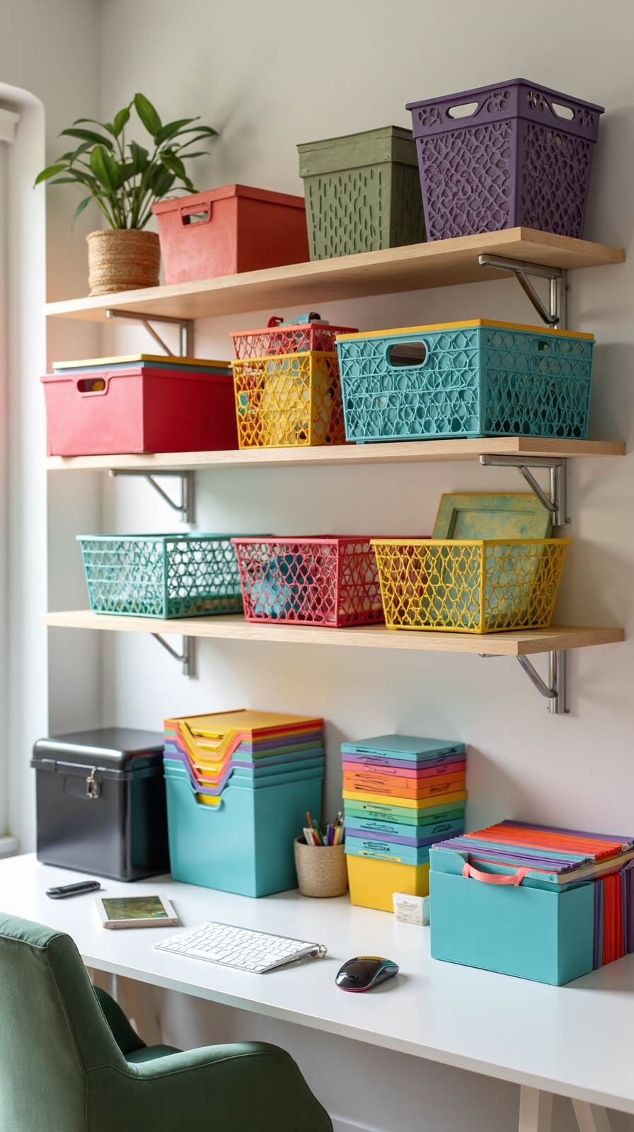 vibrant coordinated accessible balanced storage