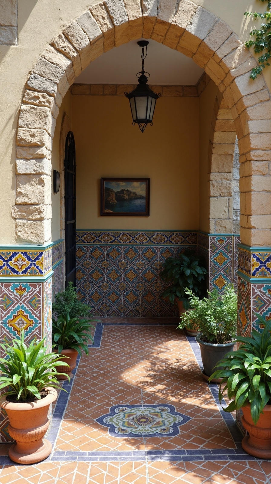 vibrant handcrafted mediterranean ceramic accents