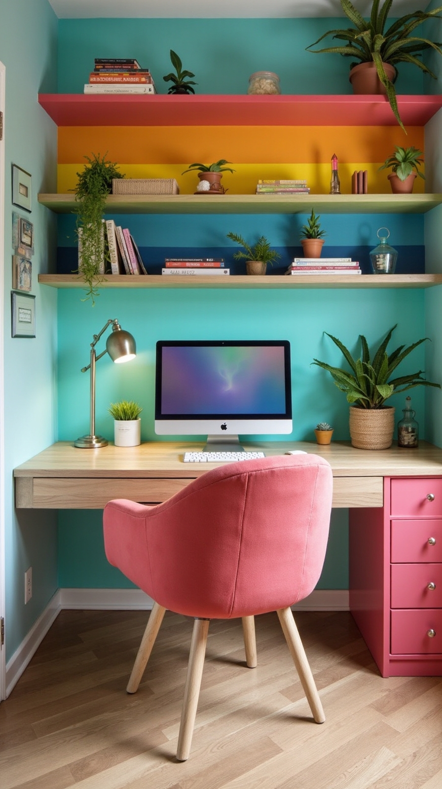 vibrant home office inspiration