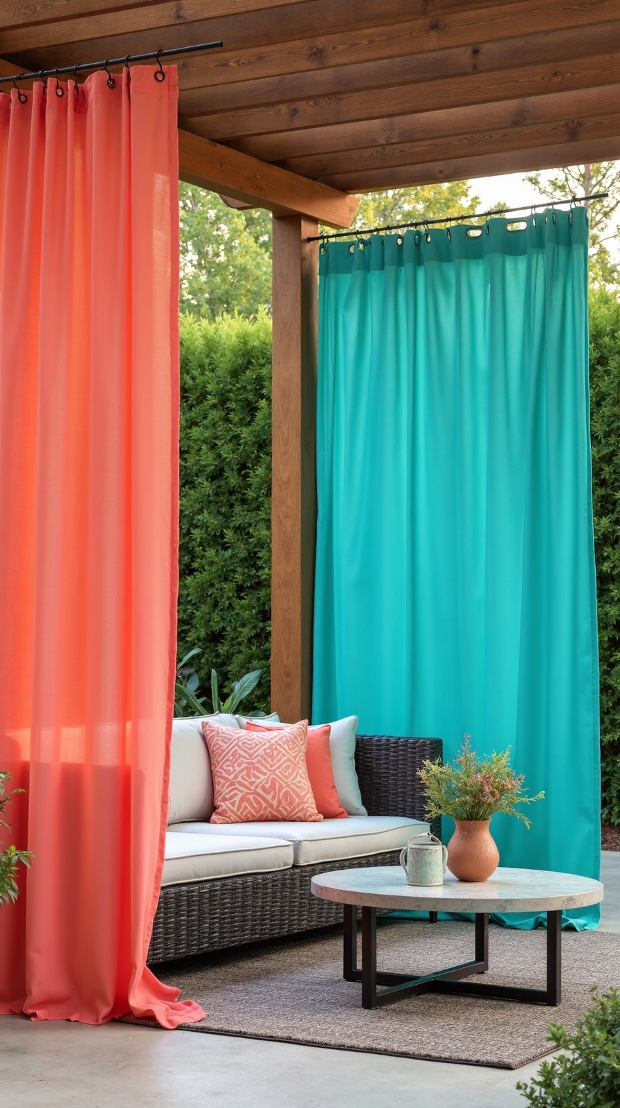 vibrant inviting personalized patio oasis