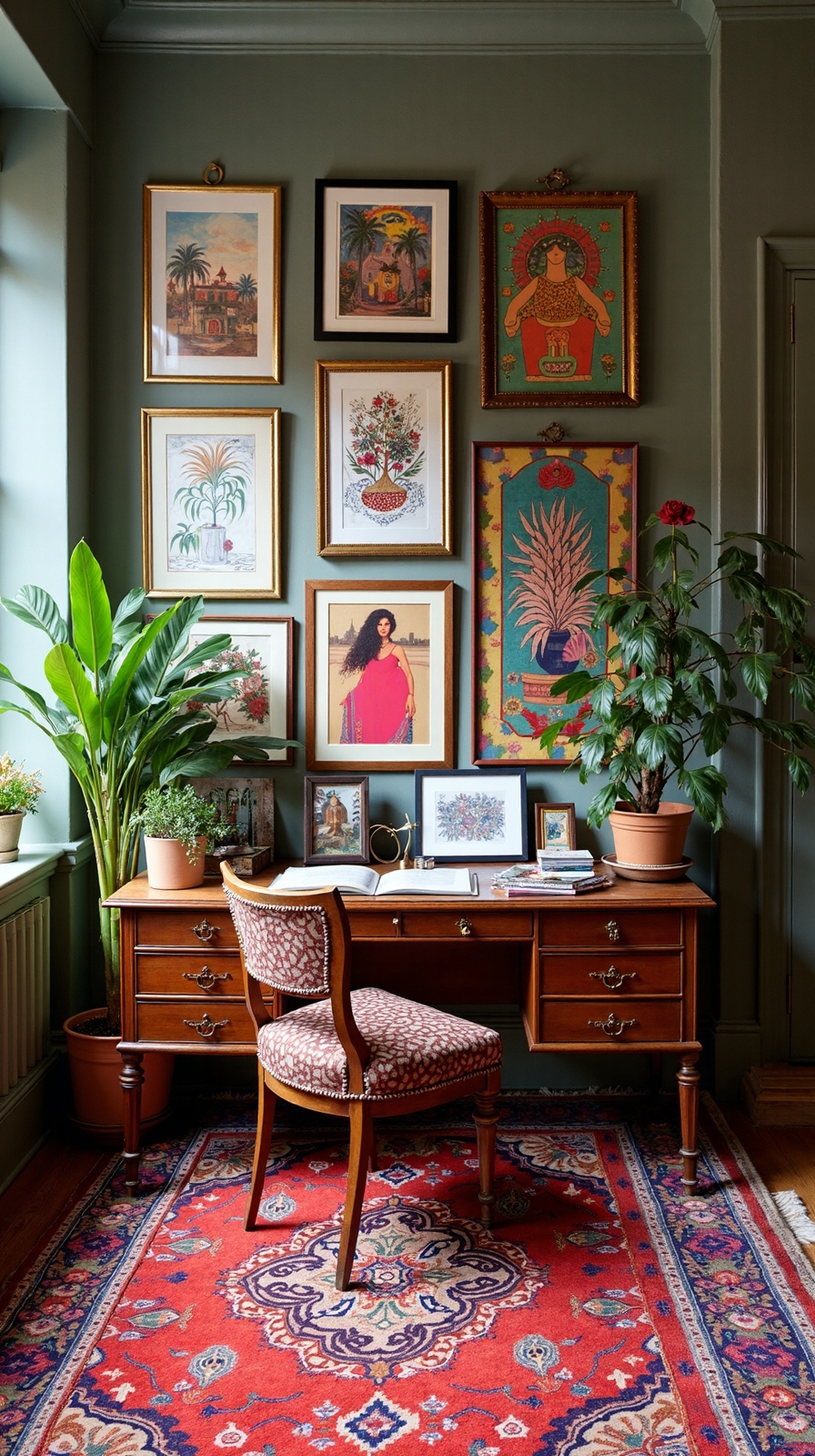 vibrant layered eclectic inspiring