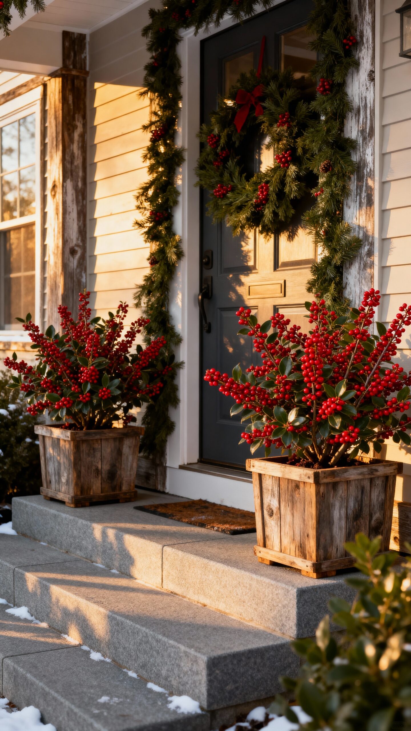 vibrant natural seasonal berry decorations