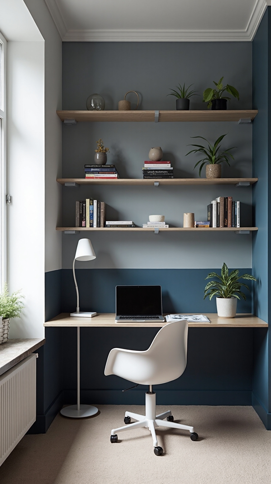 vibrant organized sophisticated office design