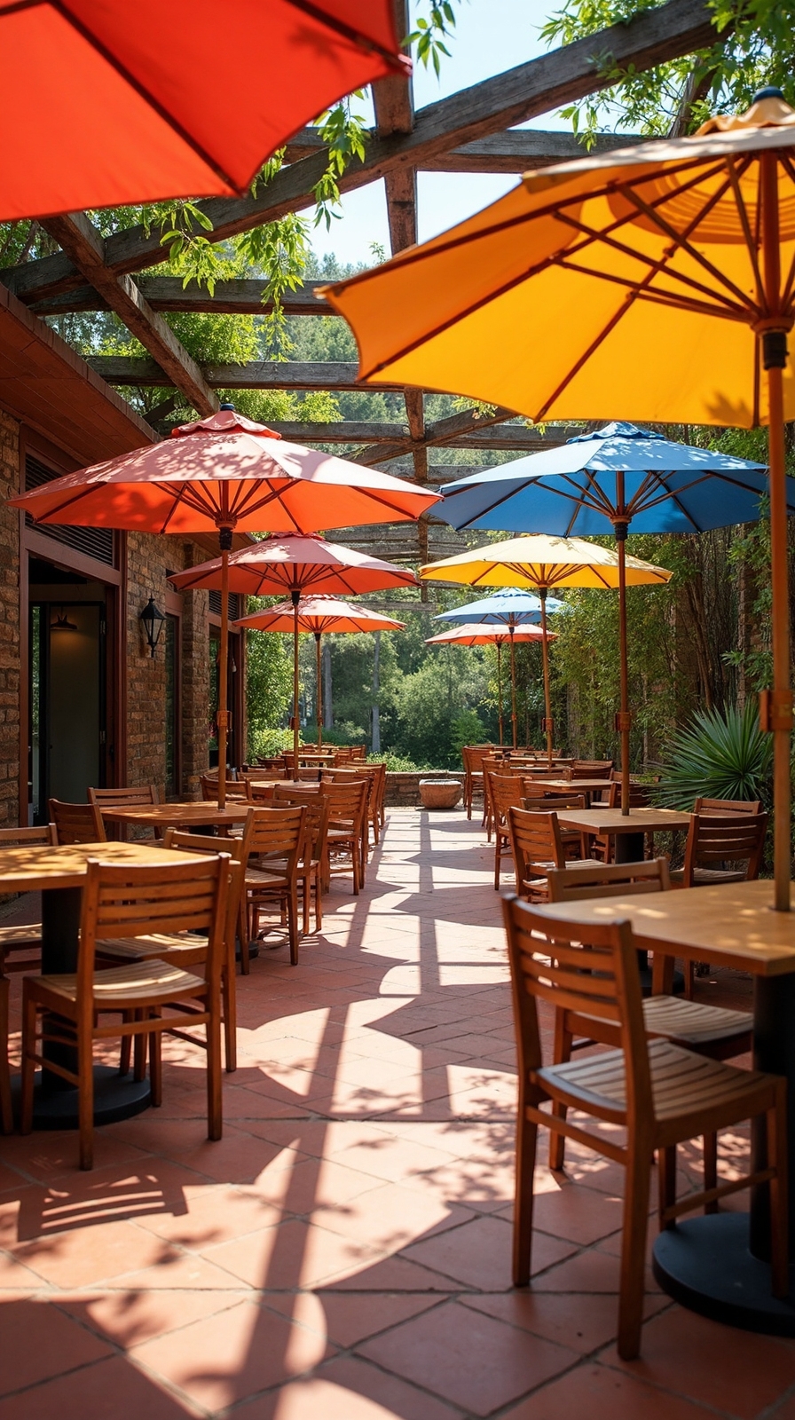 vibrant outdoor dining haven