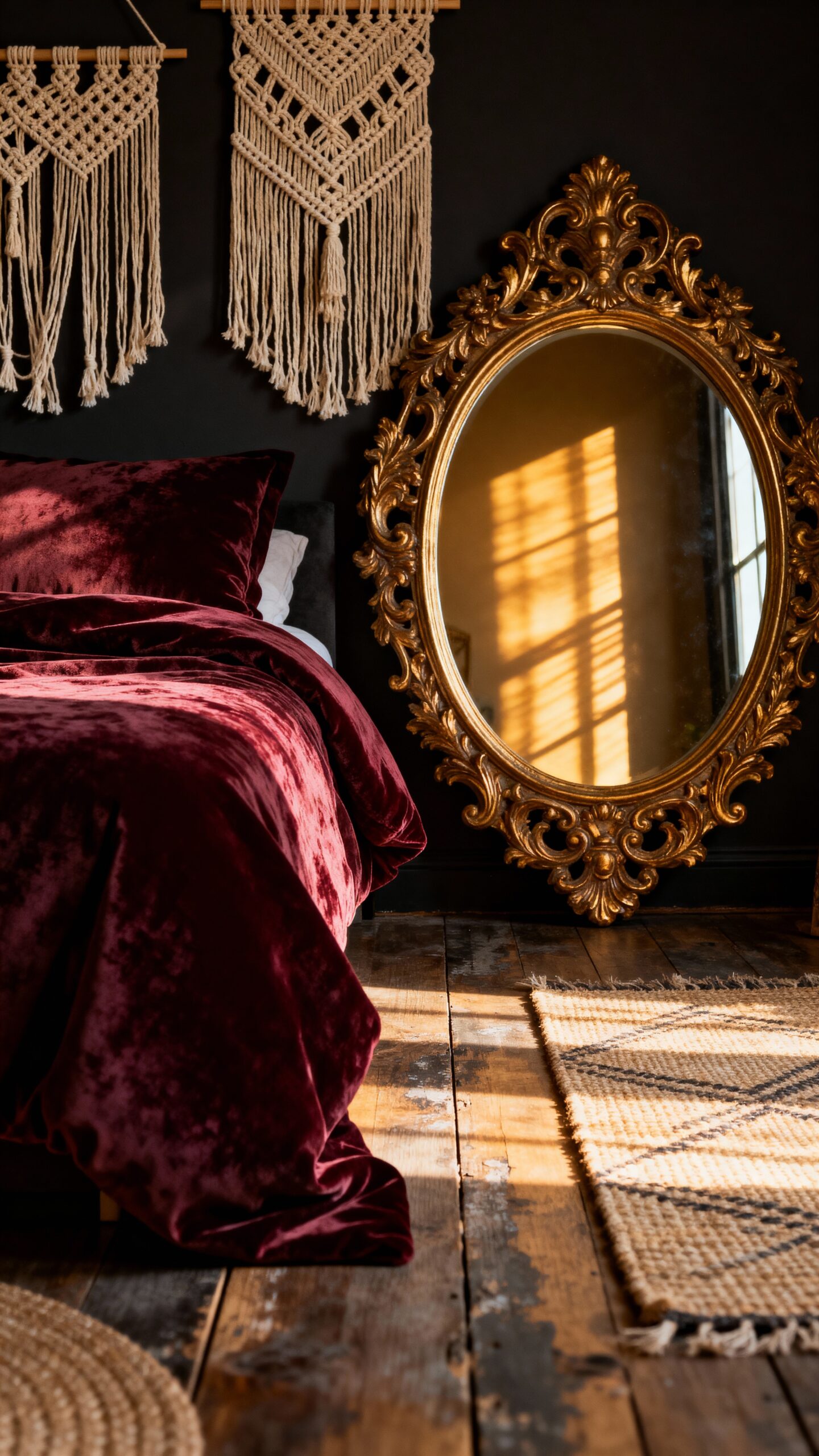 vintage bohemian moody reflective