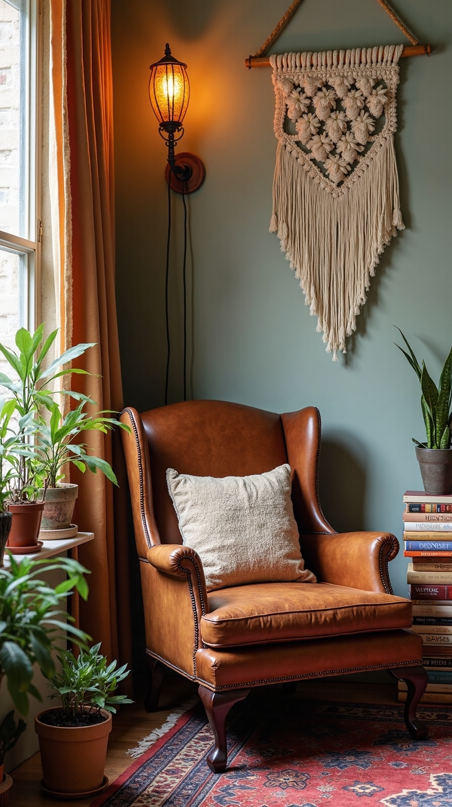 vintage bohemian reading nook sanctuary