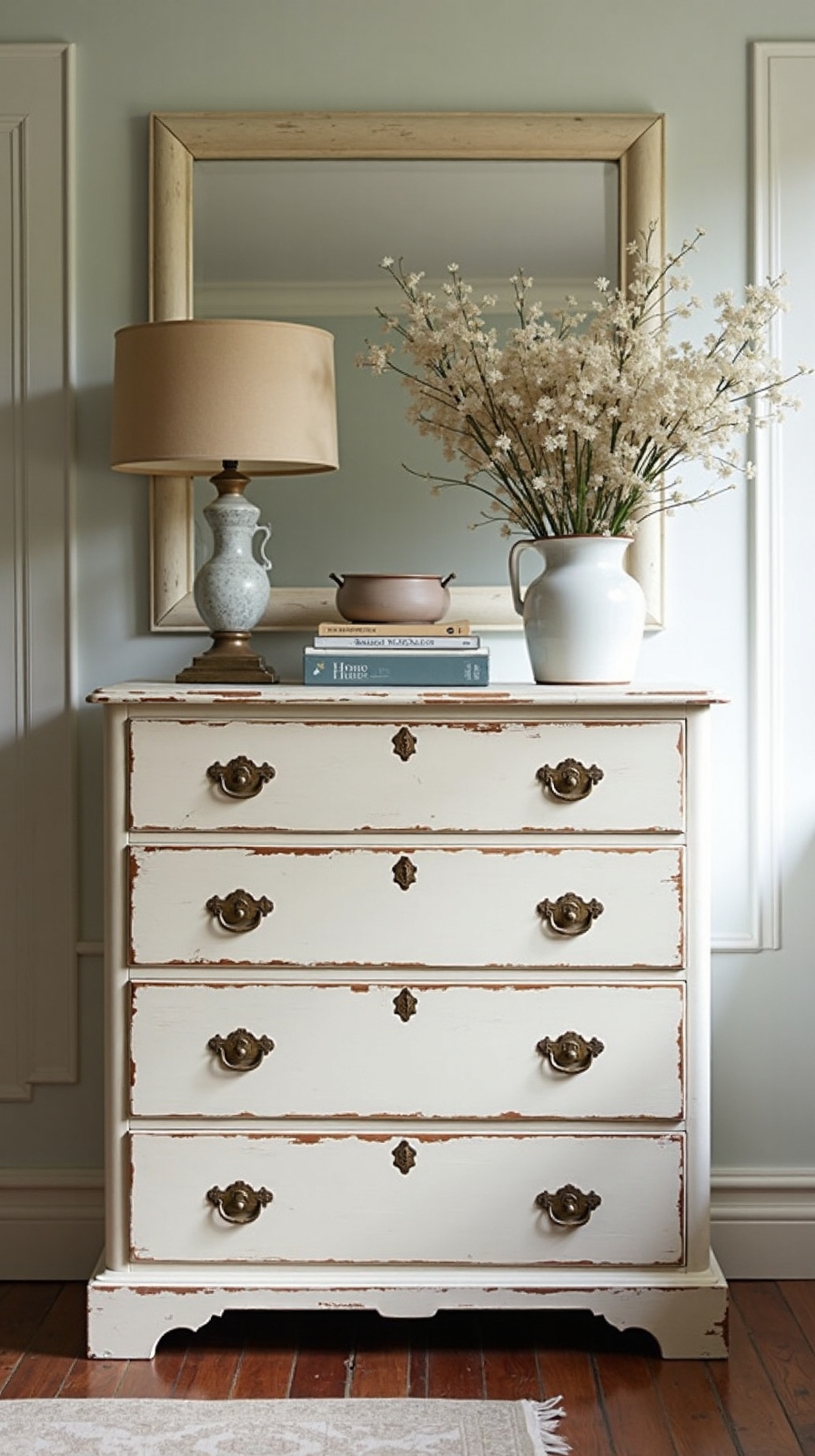 vintage charming distressed bedroom furniture