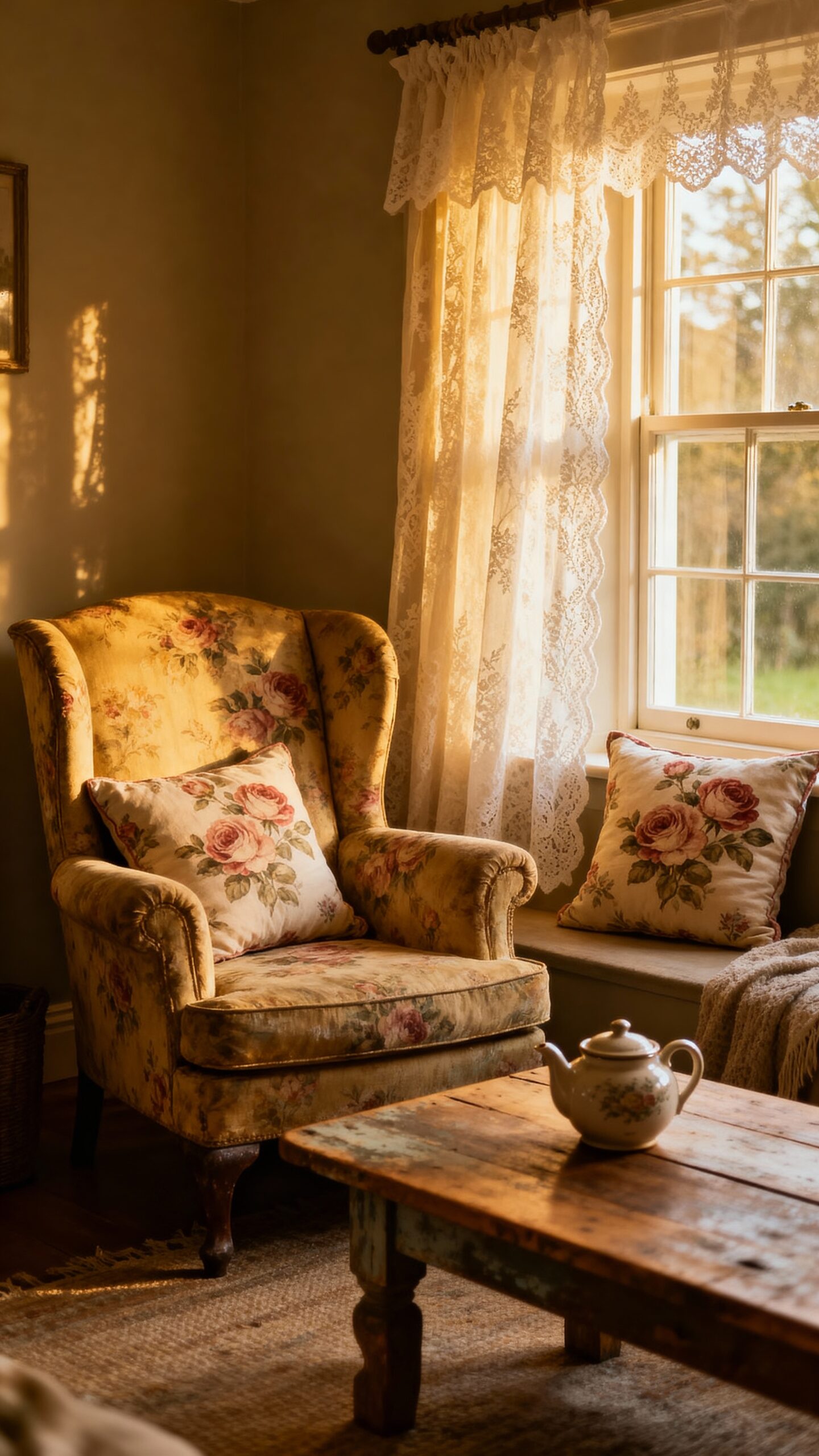 vintage floral cottage design inspiration