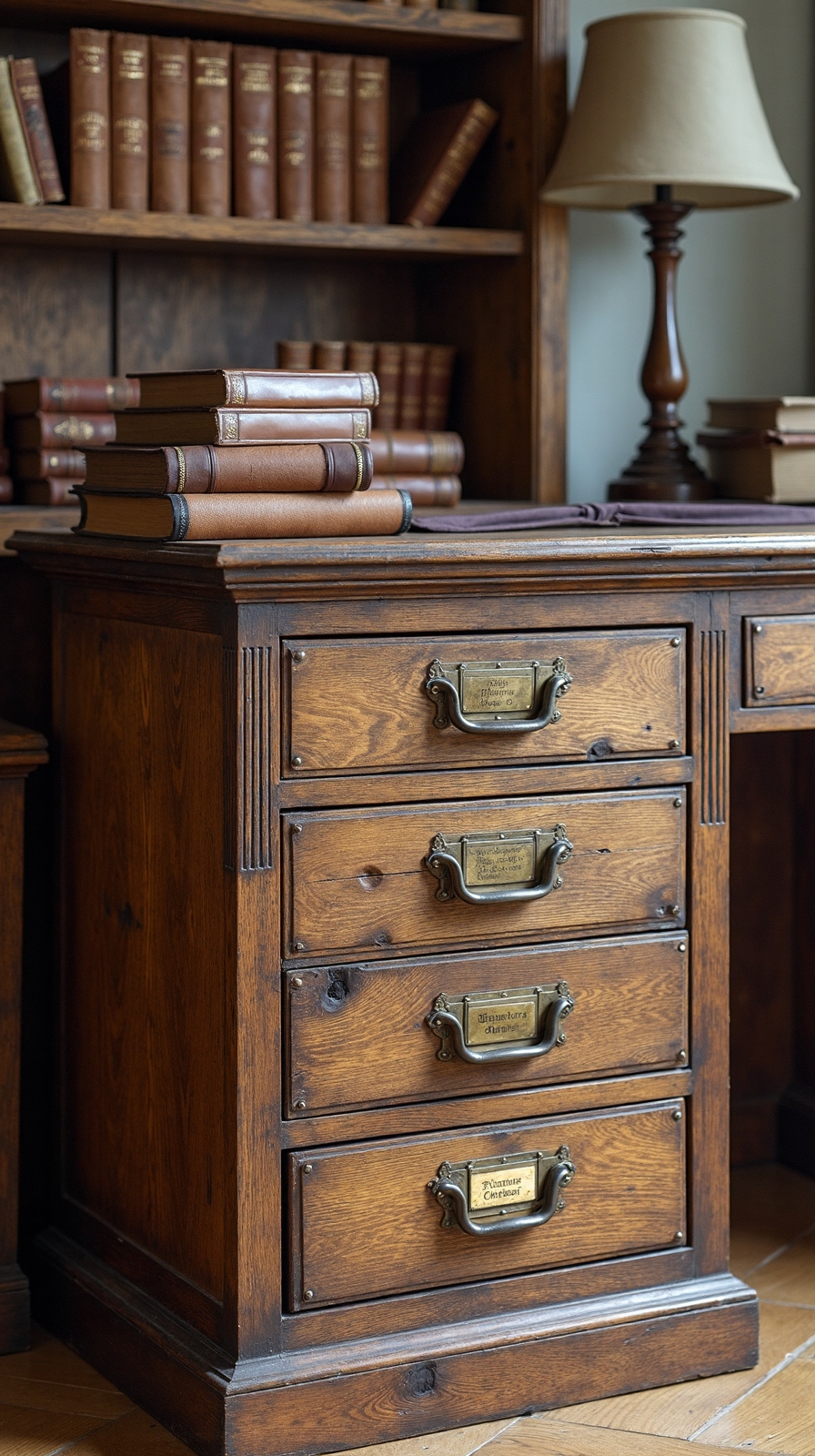 vintage storage solution for office