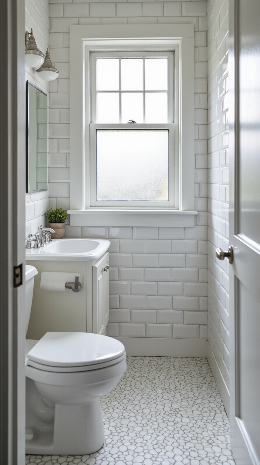 visual contrast enhances space