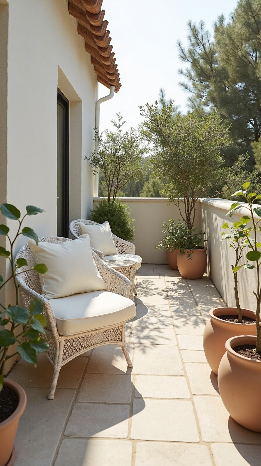 visually expand tiny patio boundaries