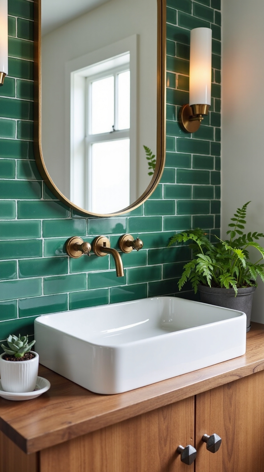 visually stunning focal point backsplash