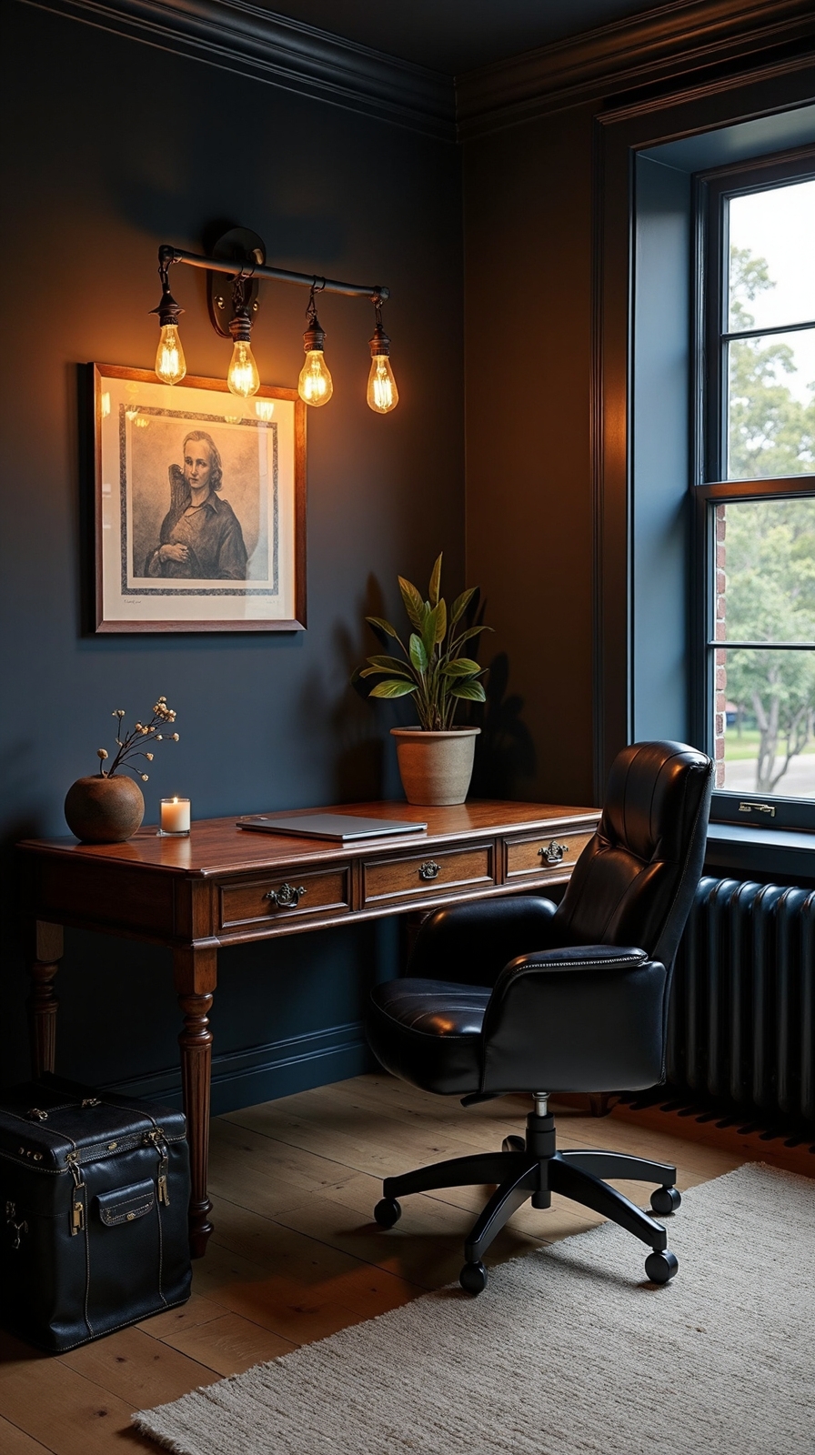 warm ambient lighting with edison bulbs