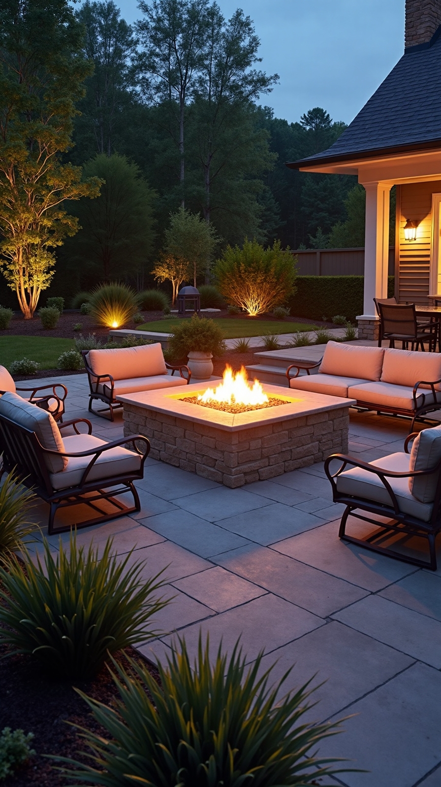 warm cozy central gathering space