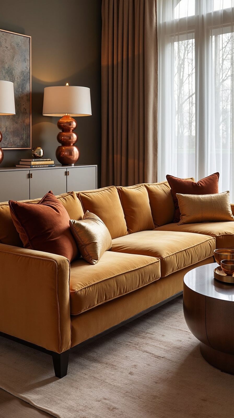 warm cozy elegant sophisticated