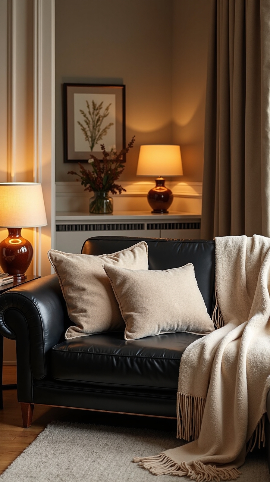 warm cozy inviting living space