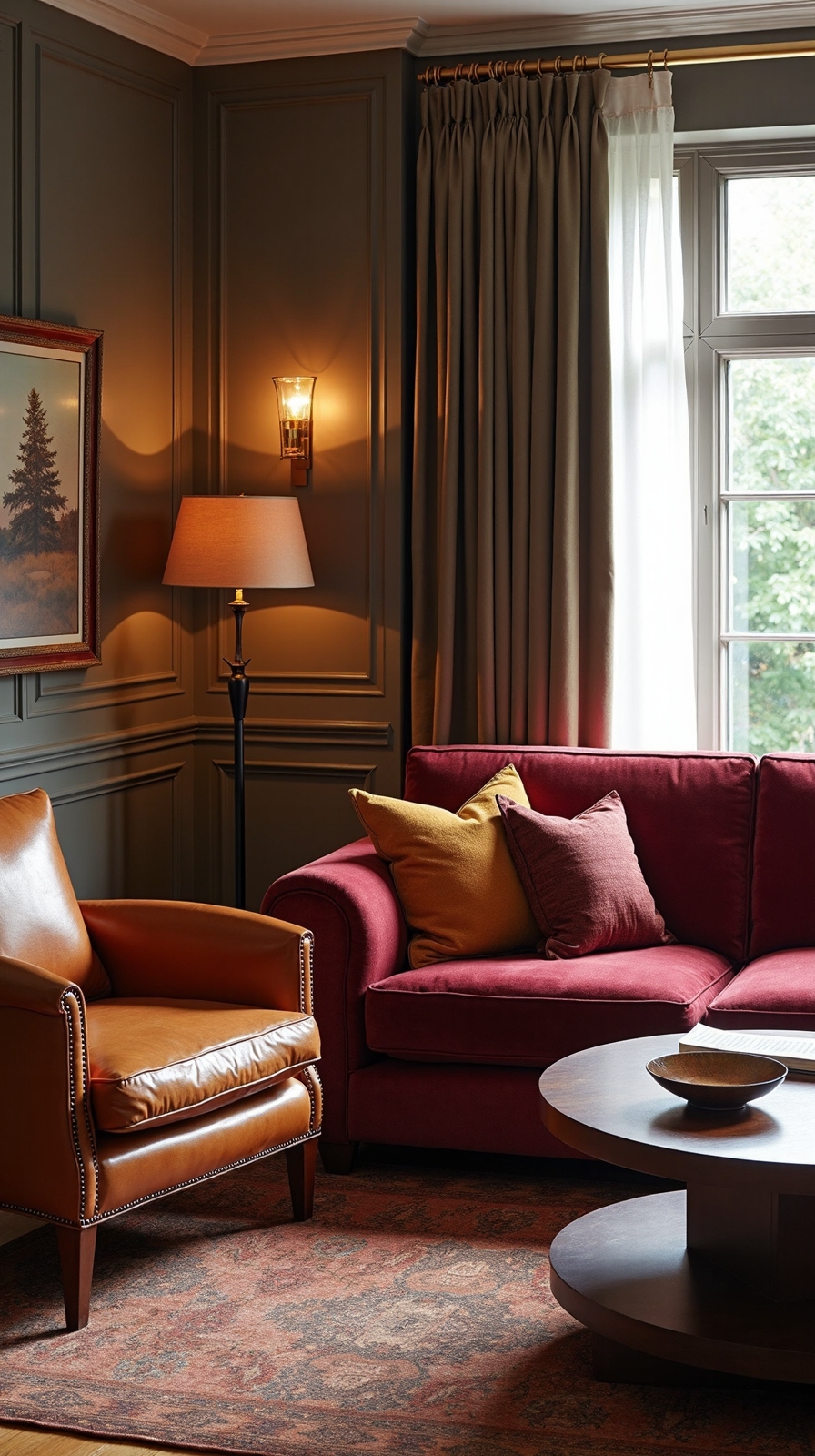 warm cozy sophisticated earthy elegance