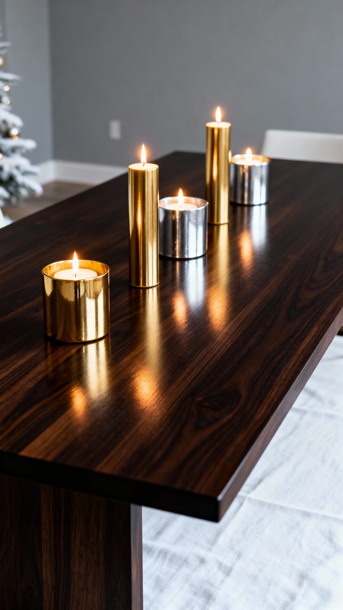 warm metallic flickering cozy