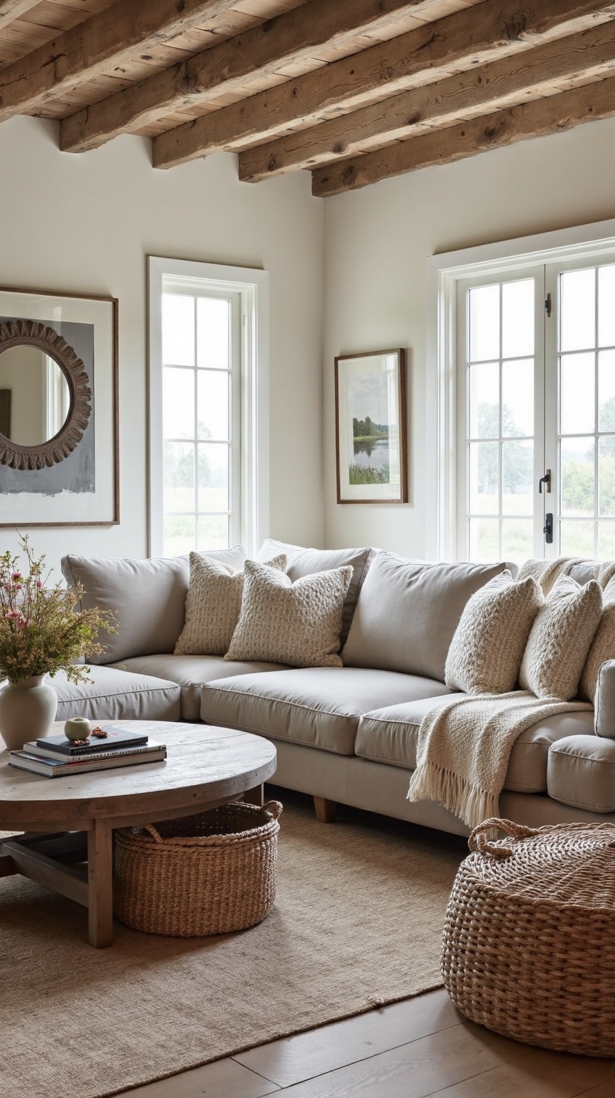 warm rustic cozy farmhouse decor