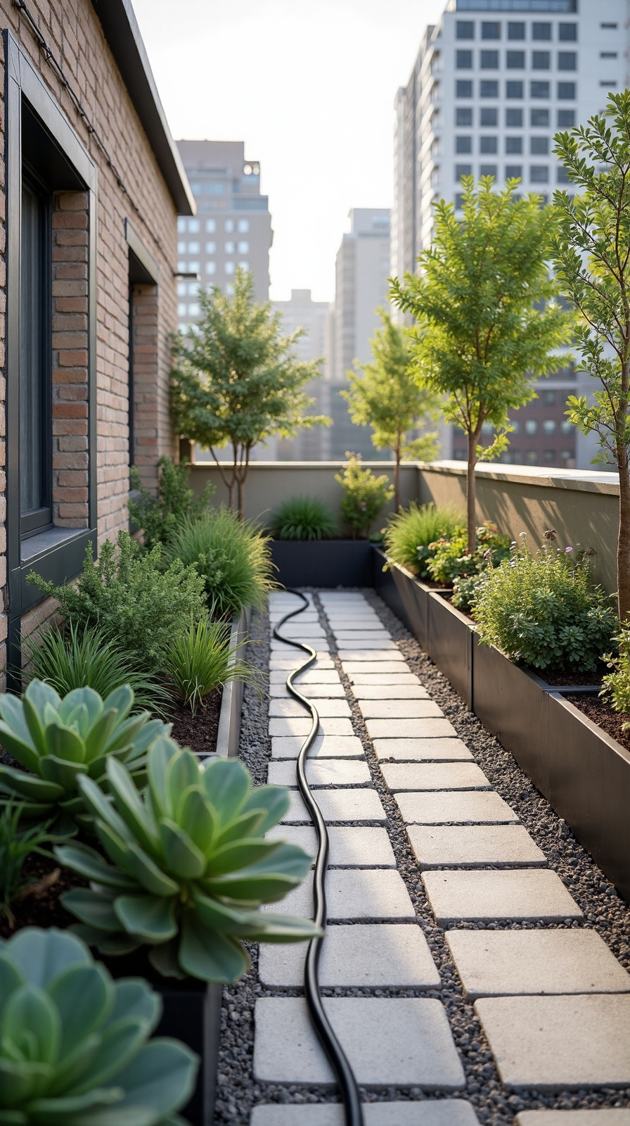 water efficient terrace gardening