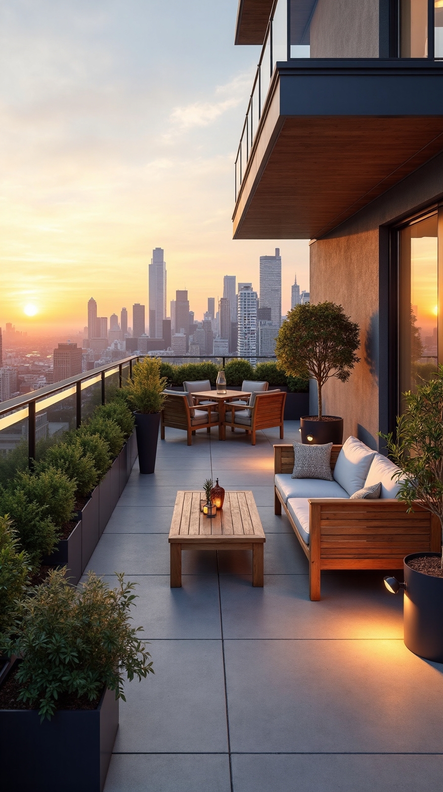 weatherproof rooftop oasis luxury furnishings