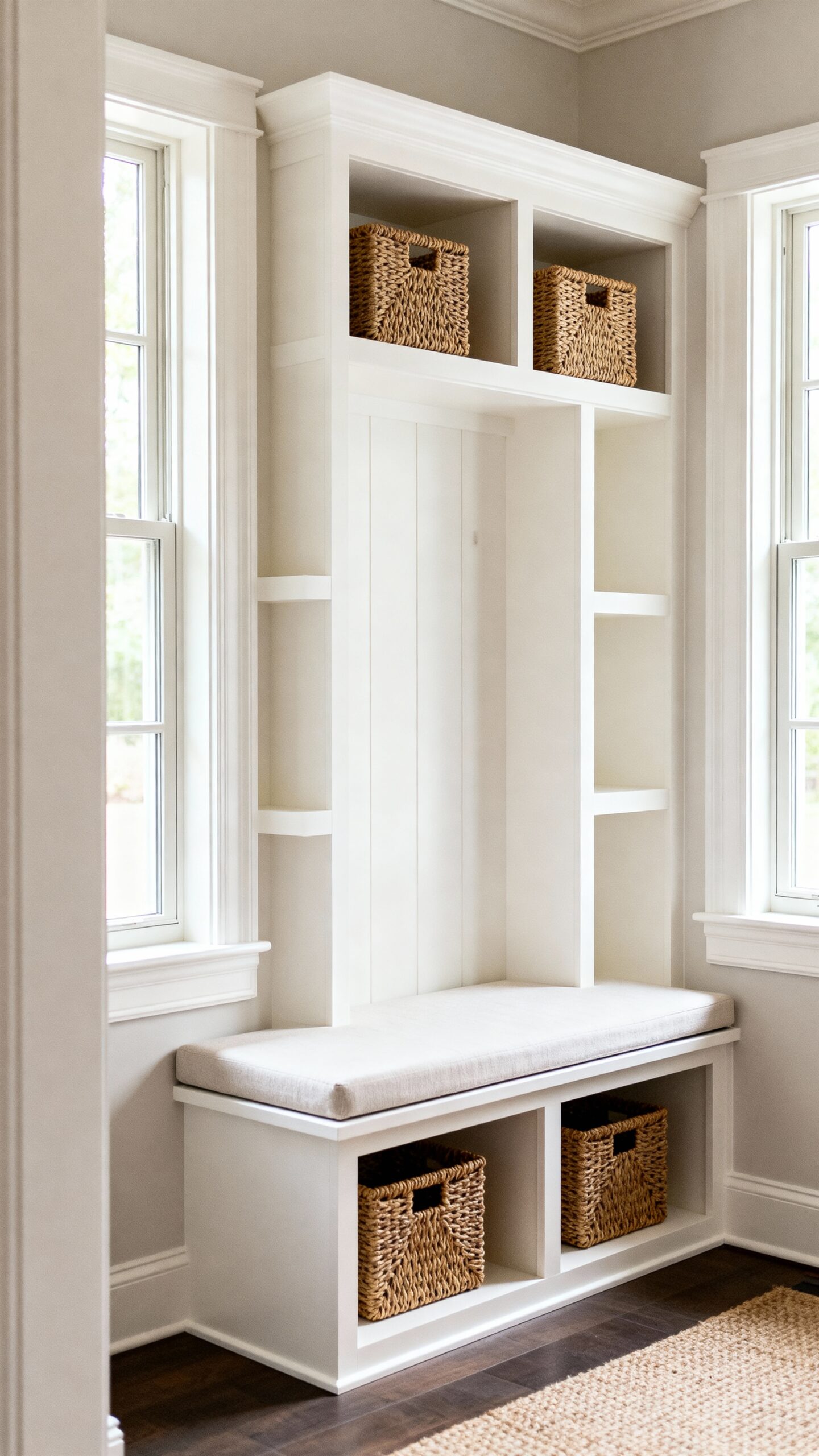 welcoming organized functional corner nook