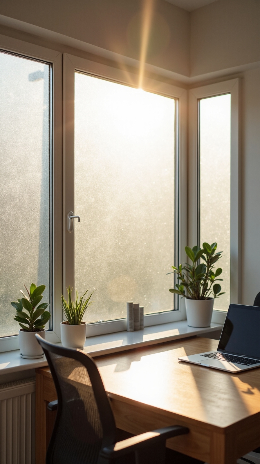 window film controls light and privacy