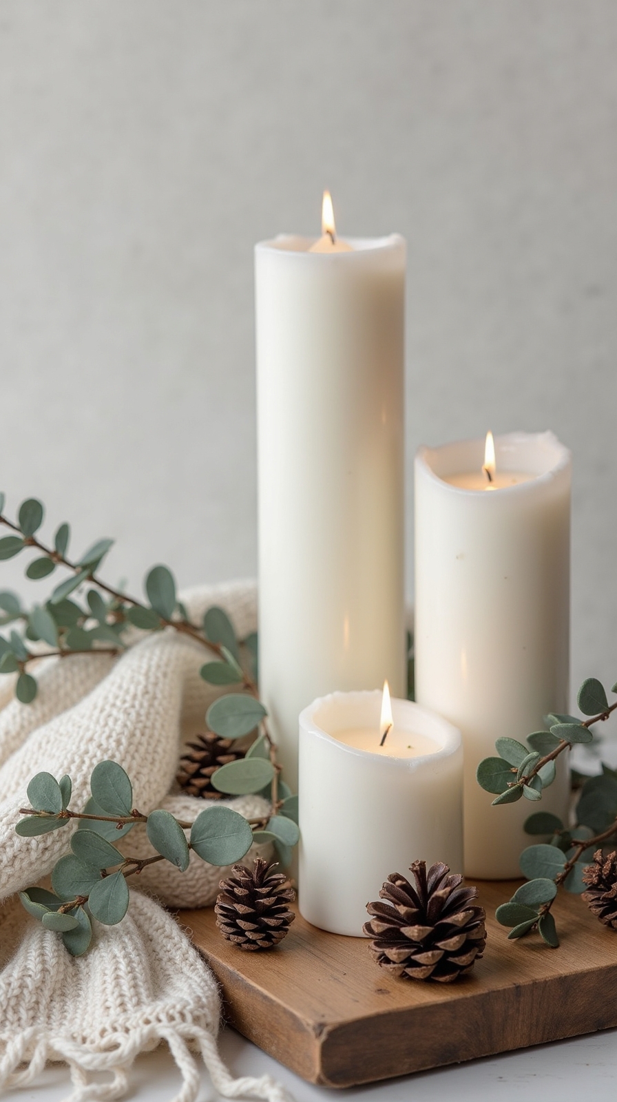 wintertime simple fresh decor