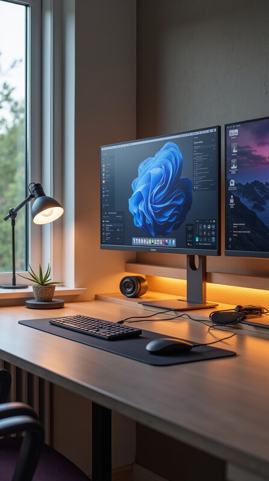 wireless clutter free connected smart workspace