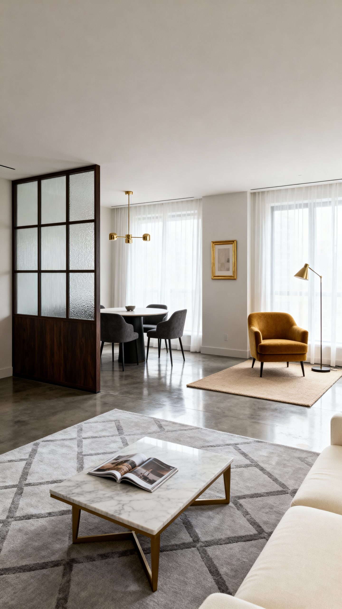 zonal divisions in open spaces