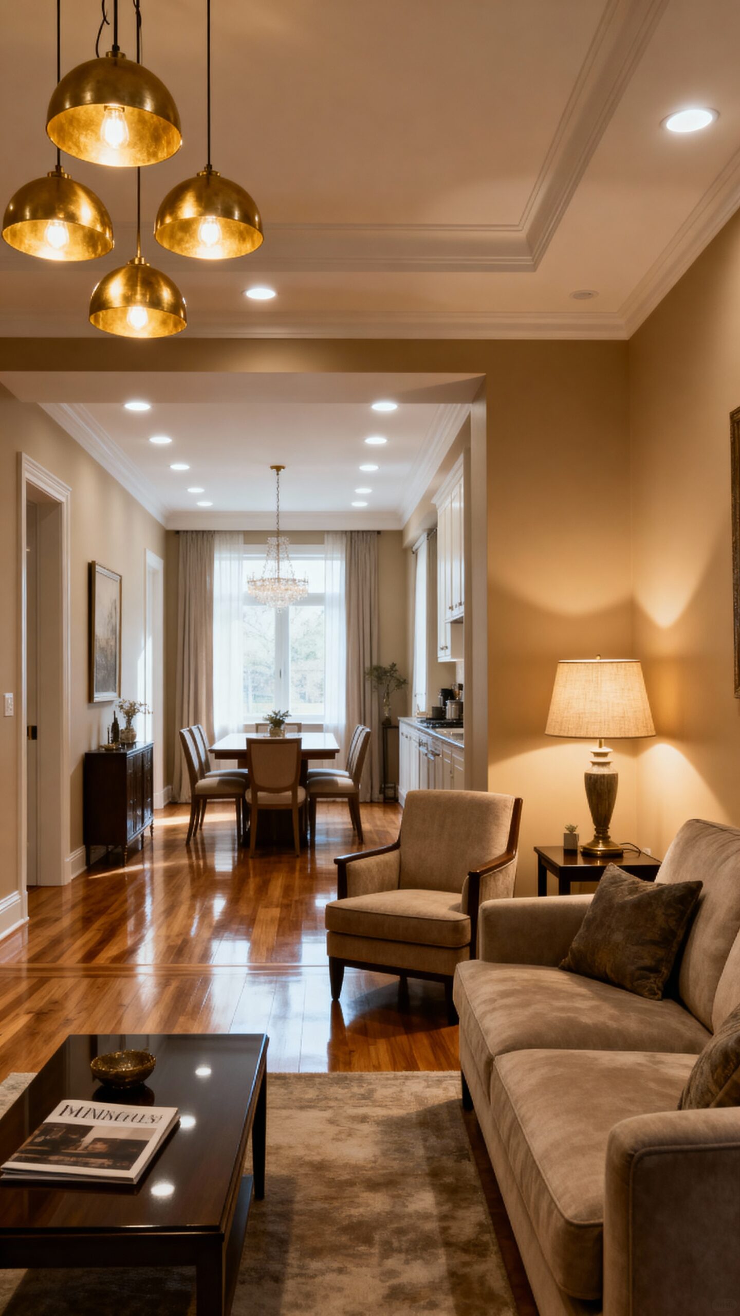 zoned lighting for functional living spaces