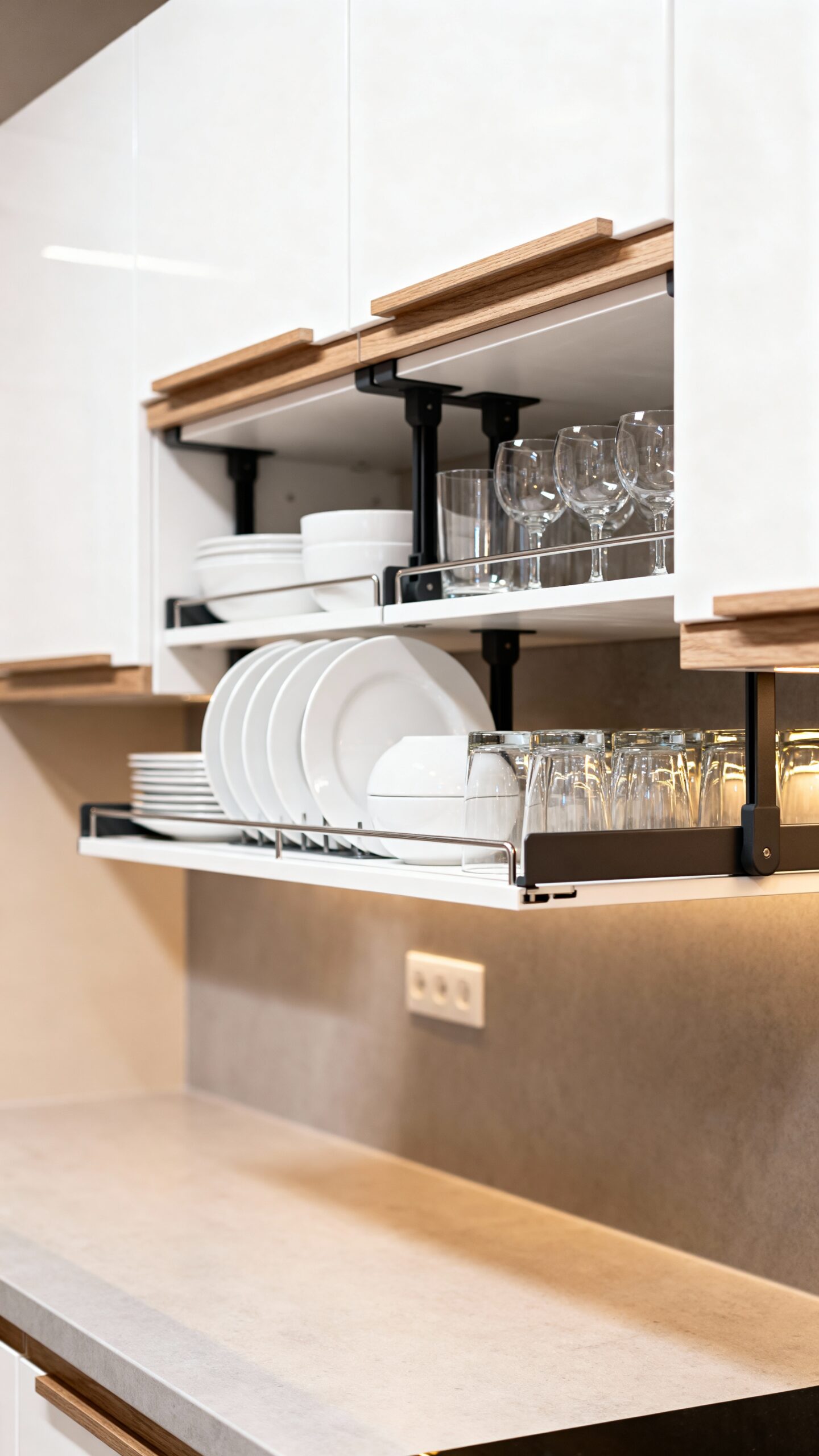 accessible adjustable illuminated efficient storage