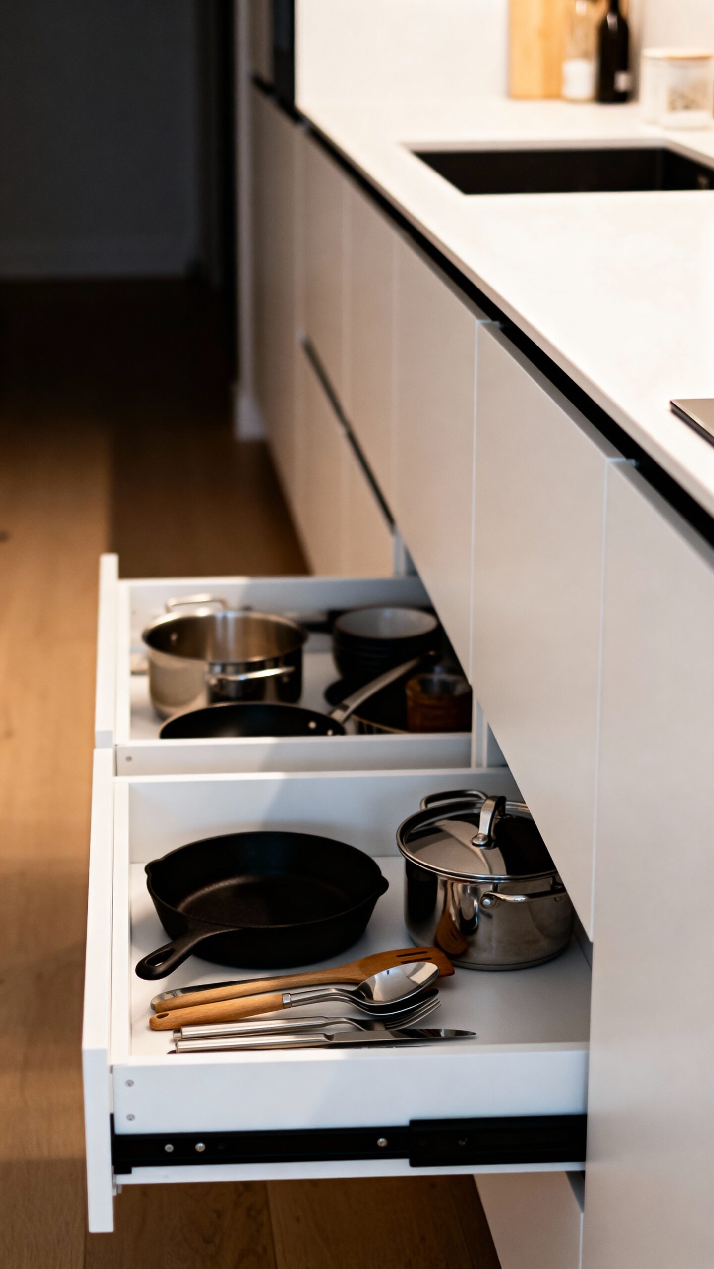 accessible storage maximizing kitchen space