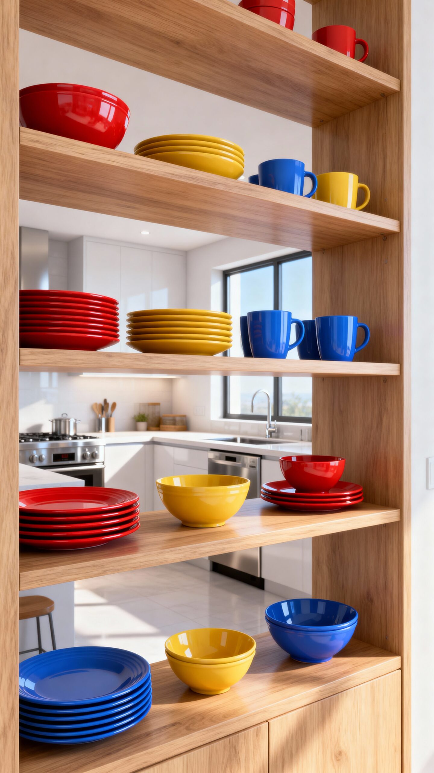 airy spacious functional personalized kitchen storage