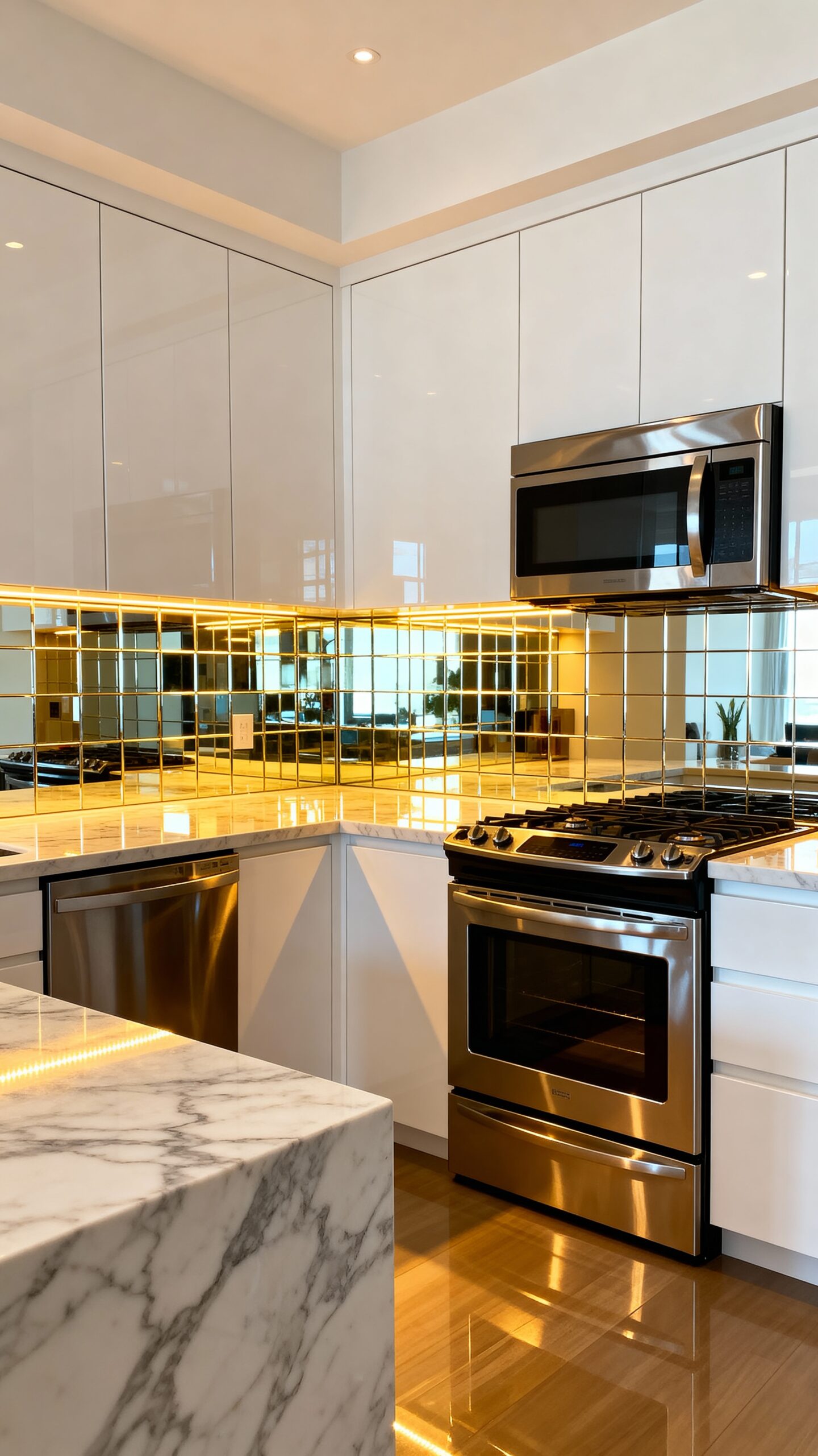 amplify space with light reflection